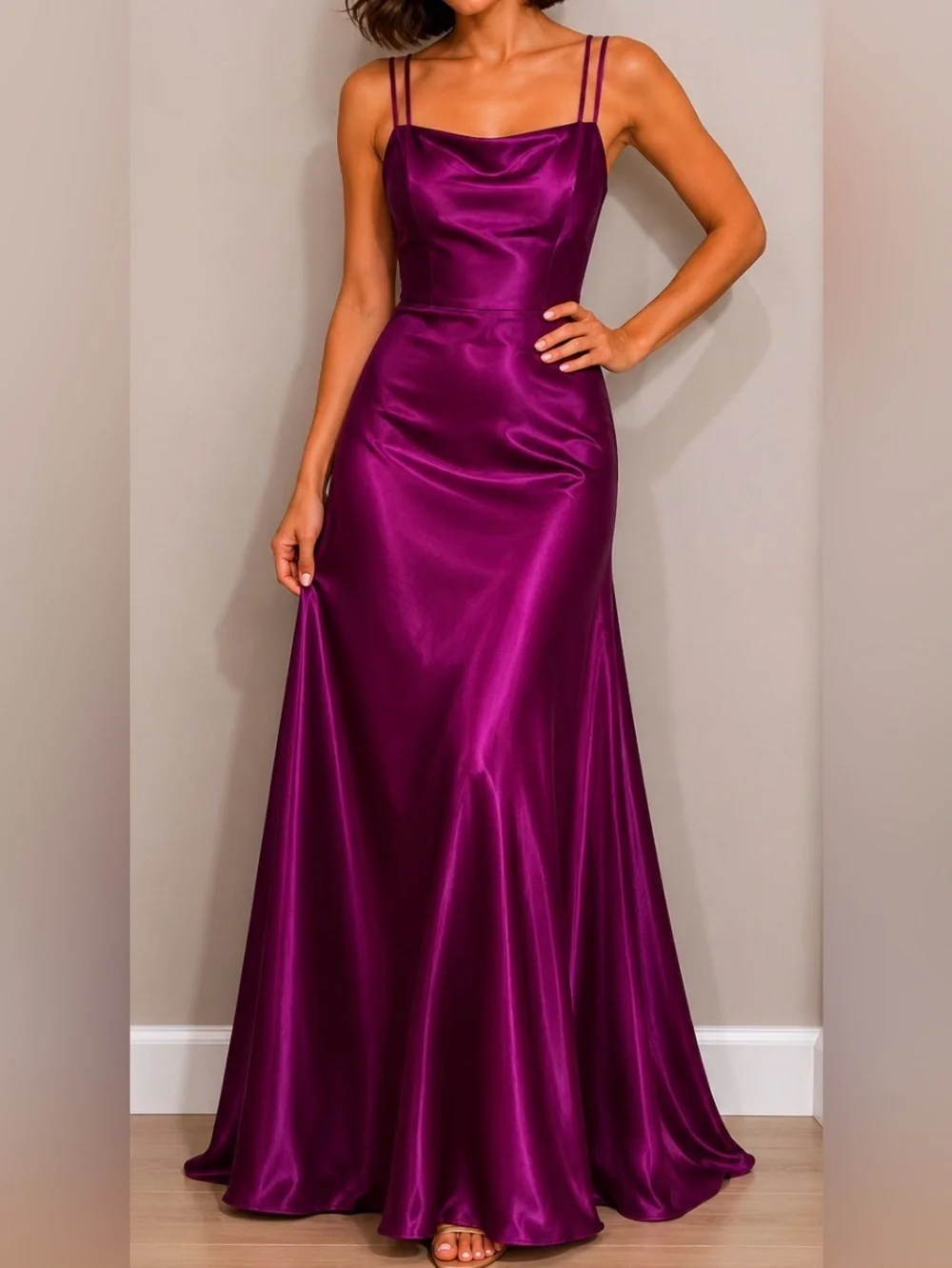 long maxi wedding guest dresses Simple V Neck Floor Length Sleeve Dark Navy Dress georgette sharara set Solid Classy and unique line and bodycon dresses Size:XXXS(6/12mos)